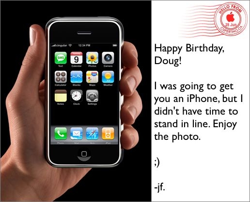 Best birthday card ever, iphone category